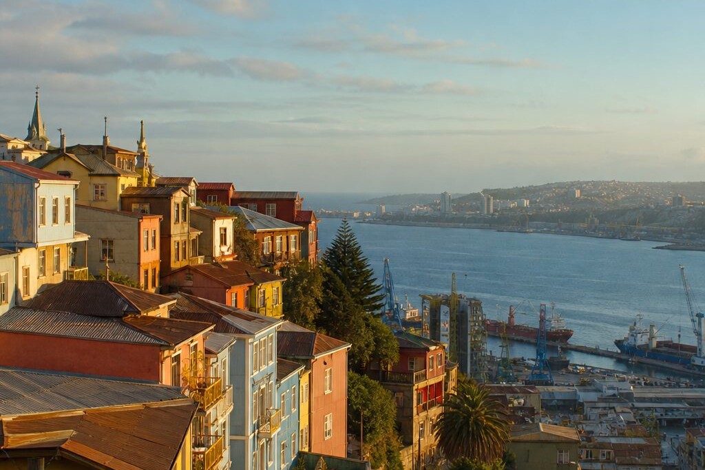 Valparaíso panoramic view, Chile