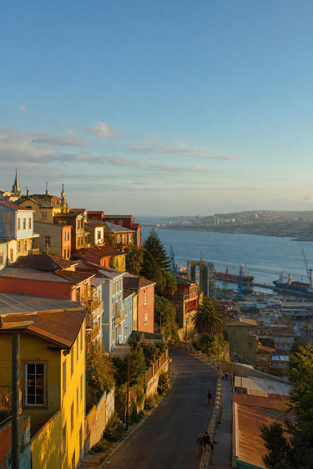 Valparaíso panoramic view, Chile