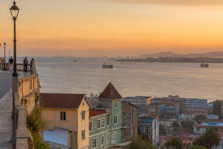 Valparaíso al atardecer